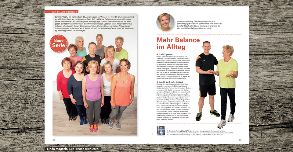 Linda Magazin  Mit Freude trainieren
