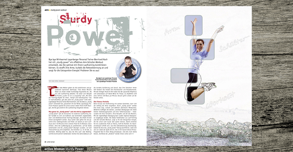 active Woman - sturdy Power