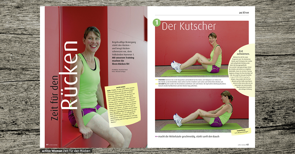 active Woman - Zeit für den Rücken