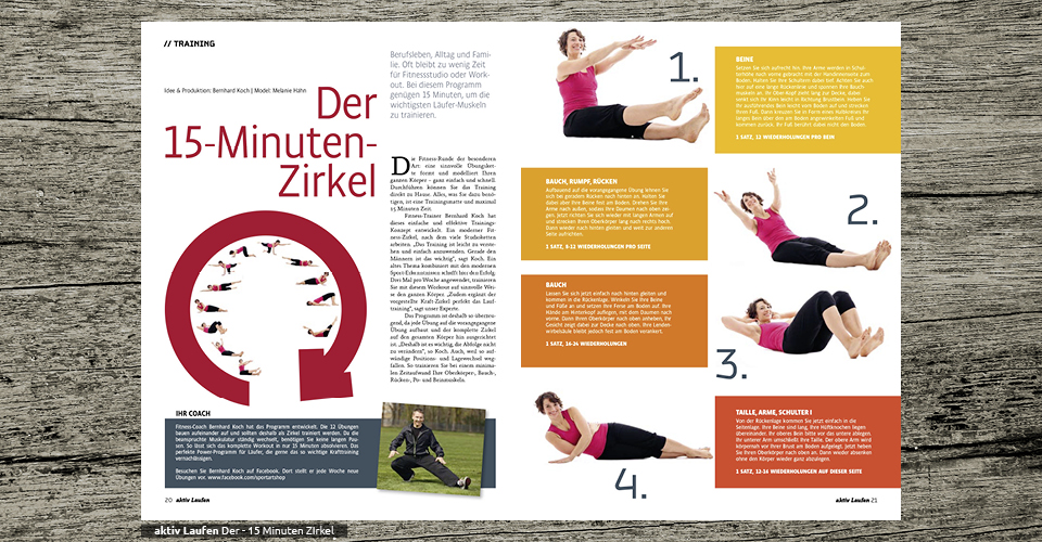 aktiv Laufen - Der 15-Minuten Zirkel