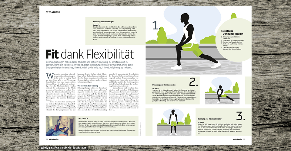 aktiv Laufen - Fit dank Flexibilität