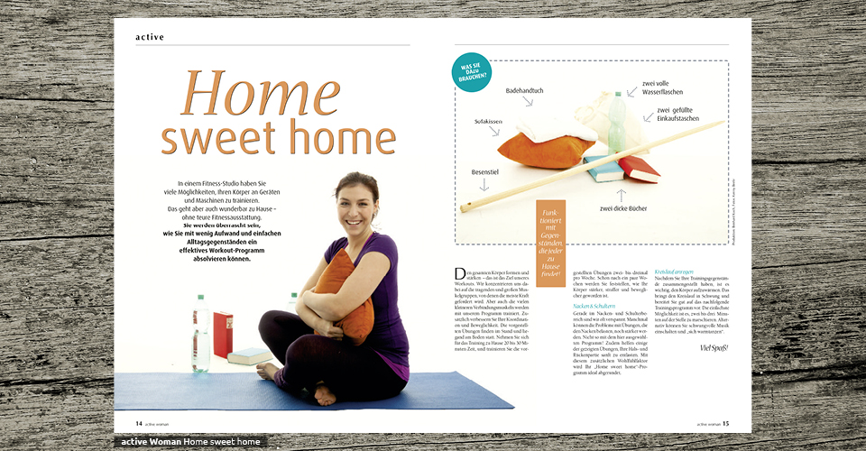 active Woman - Home sweet home