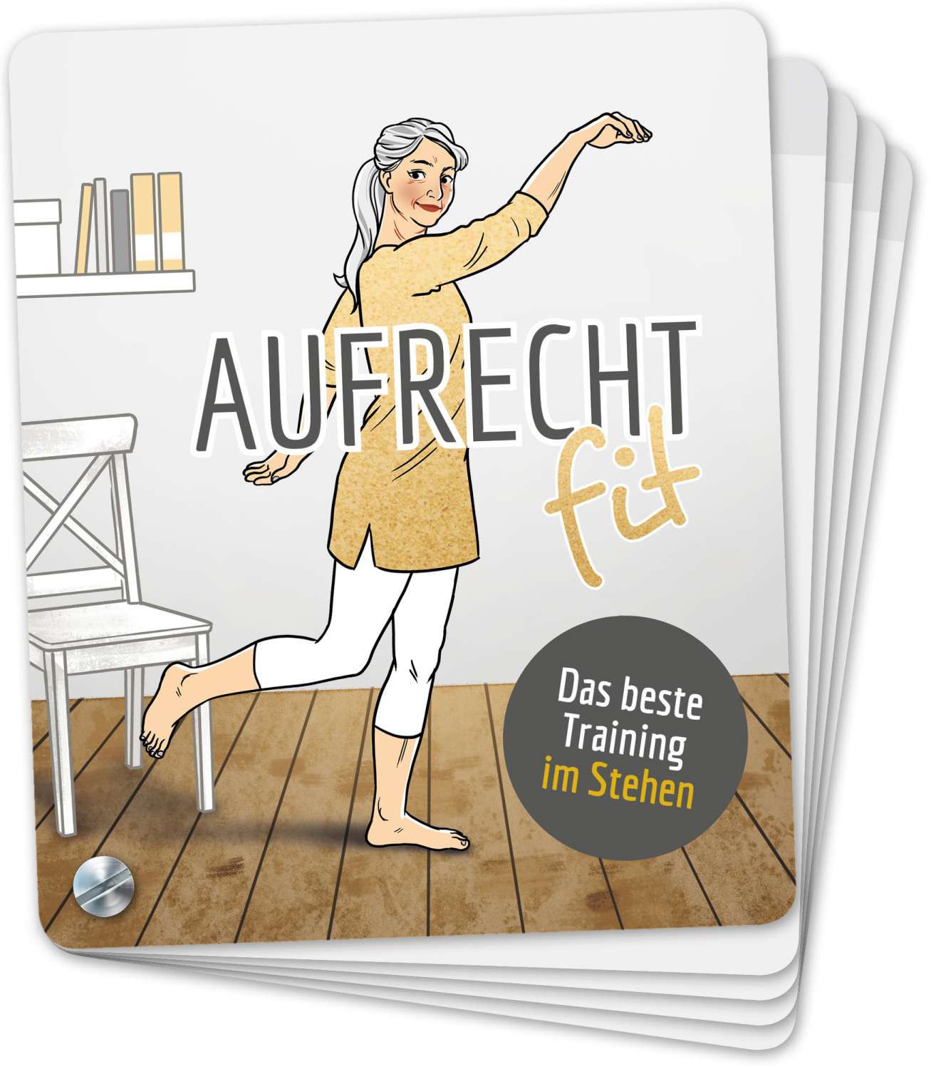 Buchkarten - Aufrecht fit