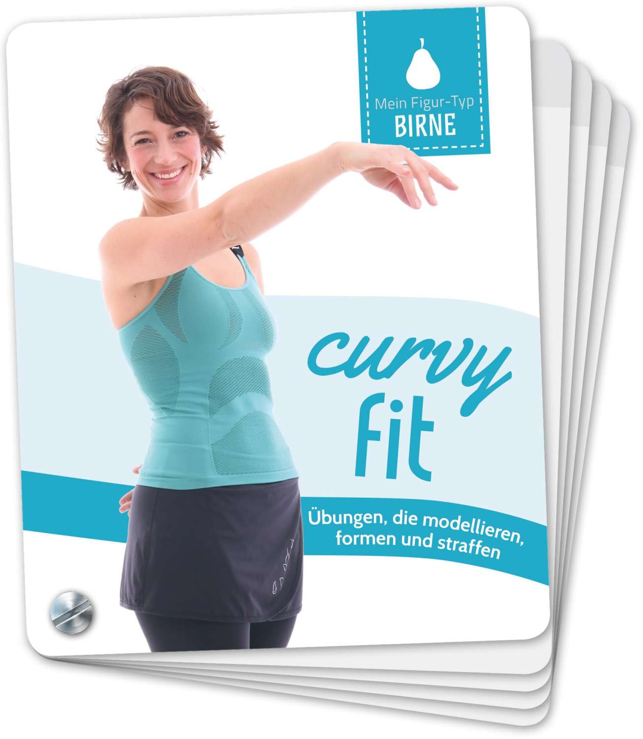 Buchkarten - curvy fit Figur-Typ Birne