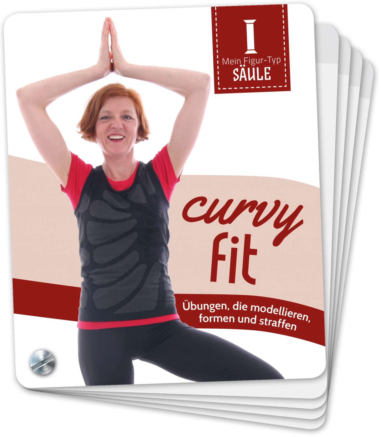 Buchkarten - curvy fit Figur-Typ Säule