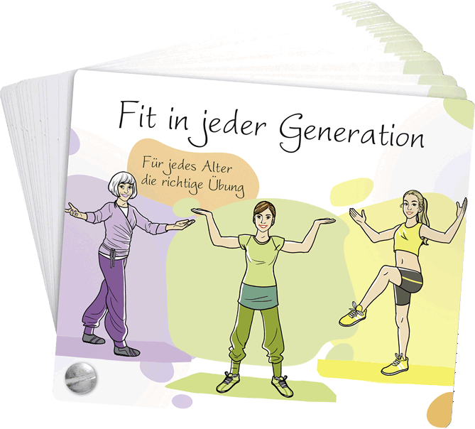 Buchkarten - Fit in jeder Generation