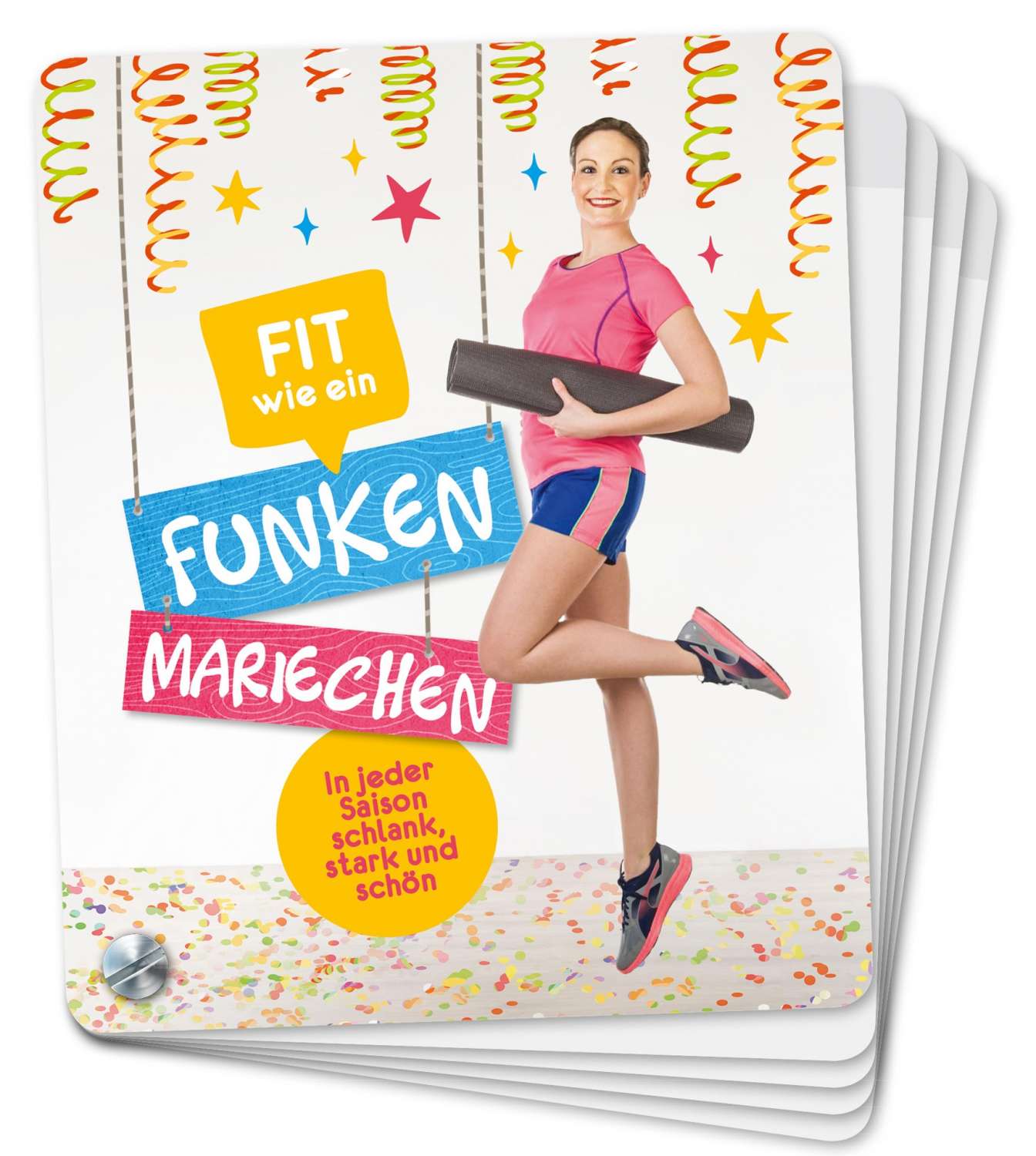 Buchkarten - Fit wie ein Funkenmariechen